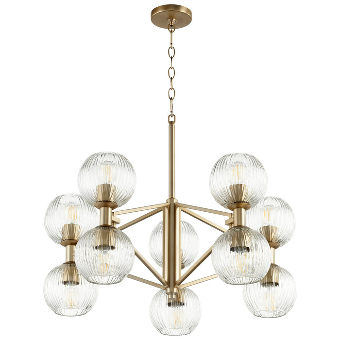 Helios Chandelier – | Aged Brass – Small