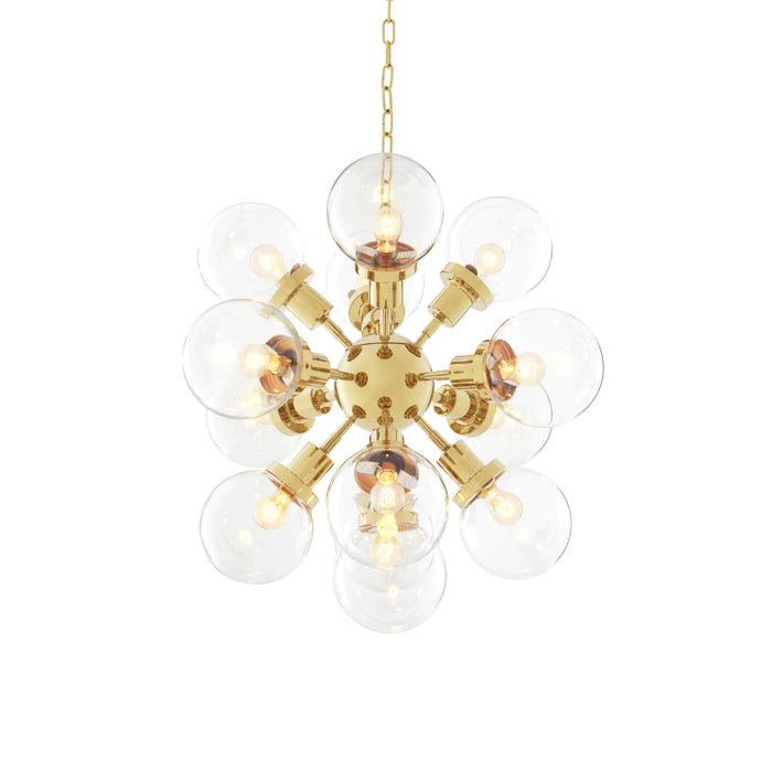 Ludlow gold Chandelier - Hampton Home Dinette (NY)