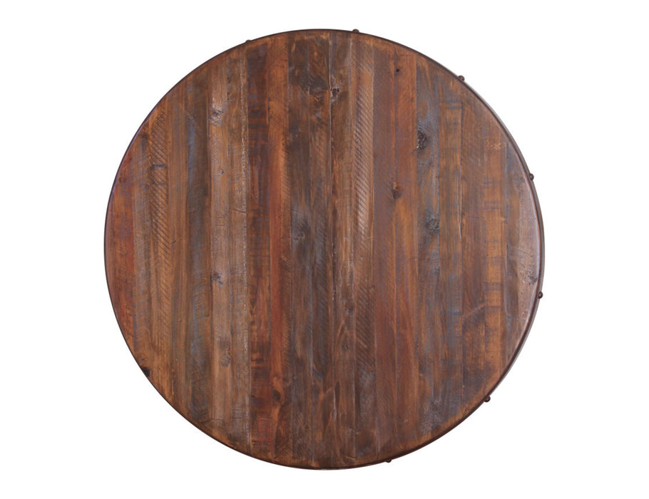 Antique Bistro Table Barrel Design