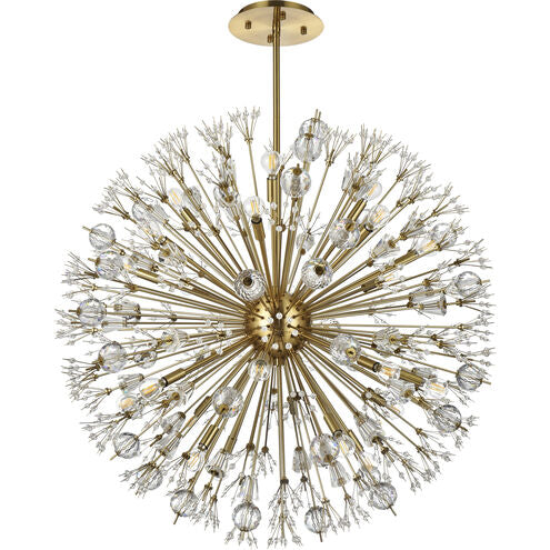 Vera 24 Light 32 inch Gold Pendant Ceiling Light