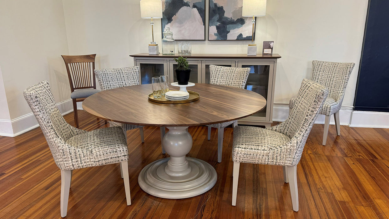 Custom 54 inch Walnut Dining  Table
