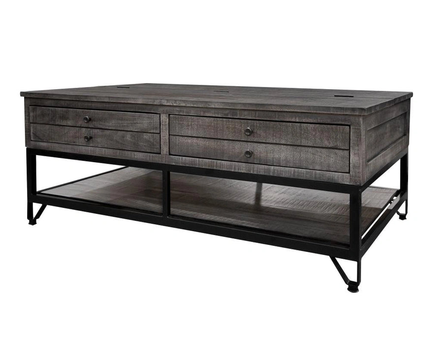 Moro Cocktail Table w/2 Drawer and Storage