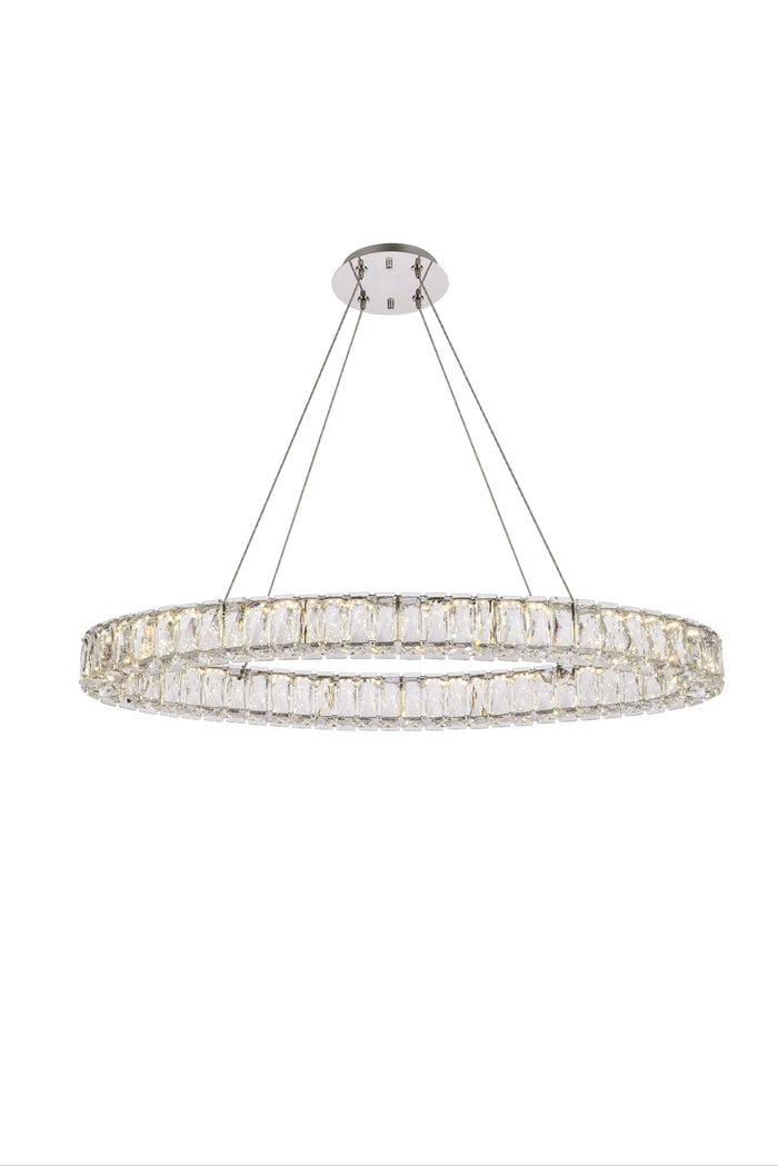 Monroe 36 inch led oval single pendant