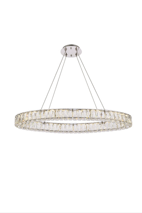 Monroe 36 inch led oval single pendant