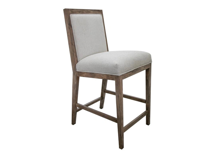 Sahara 24" Uph. Barstool, brown finish