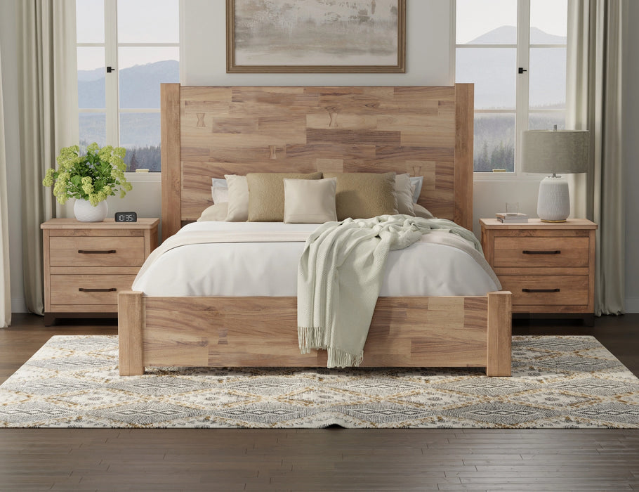 Natural Parota Queen Bed