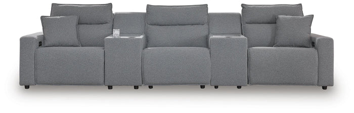 Modmax II 5-Piece Reclining Sectional with Consoles