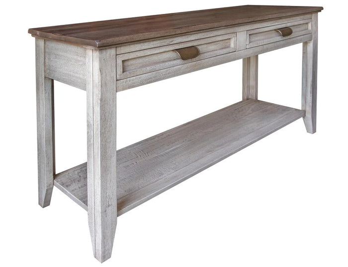 Sahara 2 Drawers w/ Shelf, Sofa Table