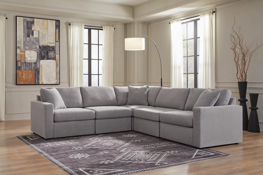 Modmax 5-Piece Next-Gen Nuvella Performance Fabric Modular Sectional
