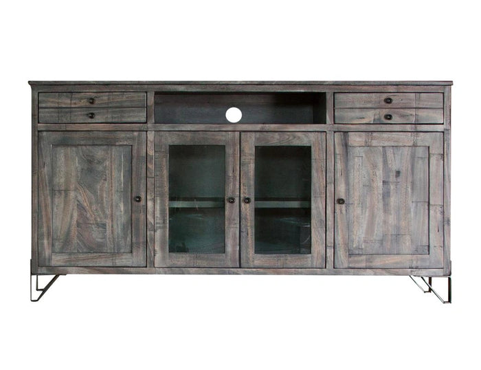 Moro 70" TV Stand w/2 Drawer, 2 Door and 2 Glass Door