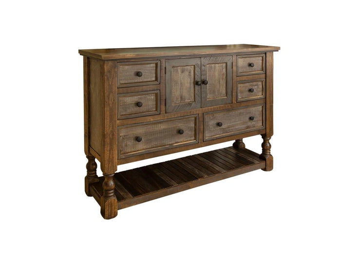 Stone 6 Drawers, 2 Doors Dresser