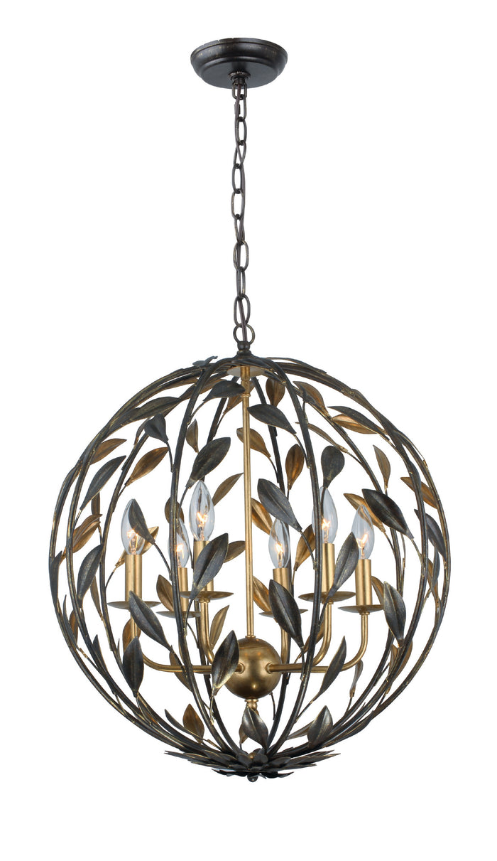 Broche 6 Light Chandelier
