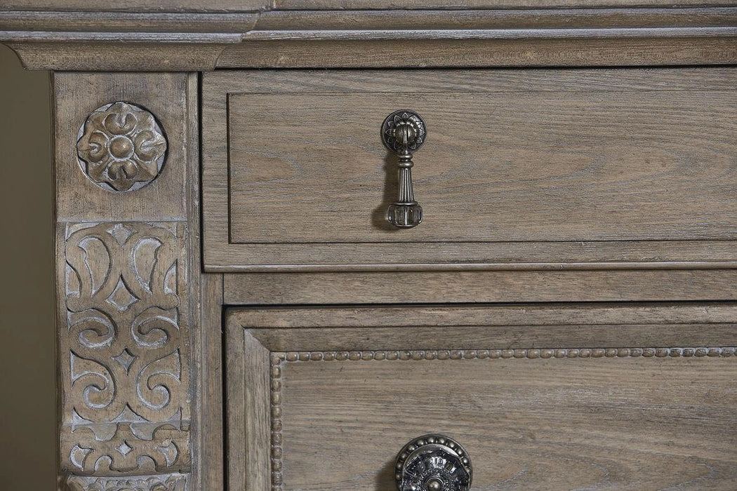 Arch Salvage 5 Drawer Jackson Chest in Parchment