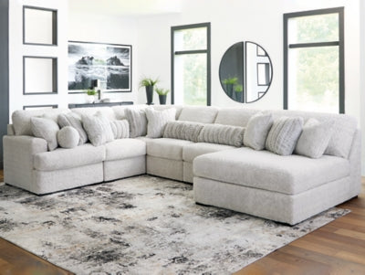 Cuddle Plush Sectional with Chaise