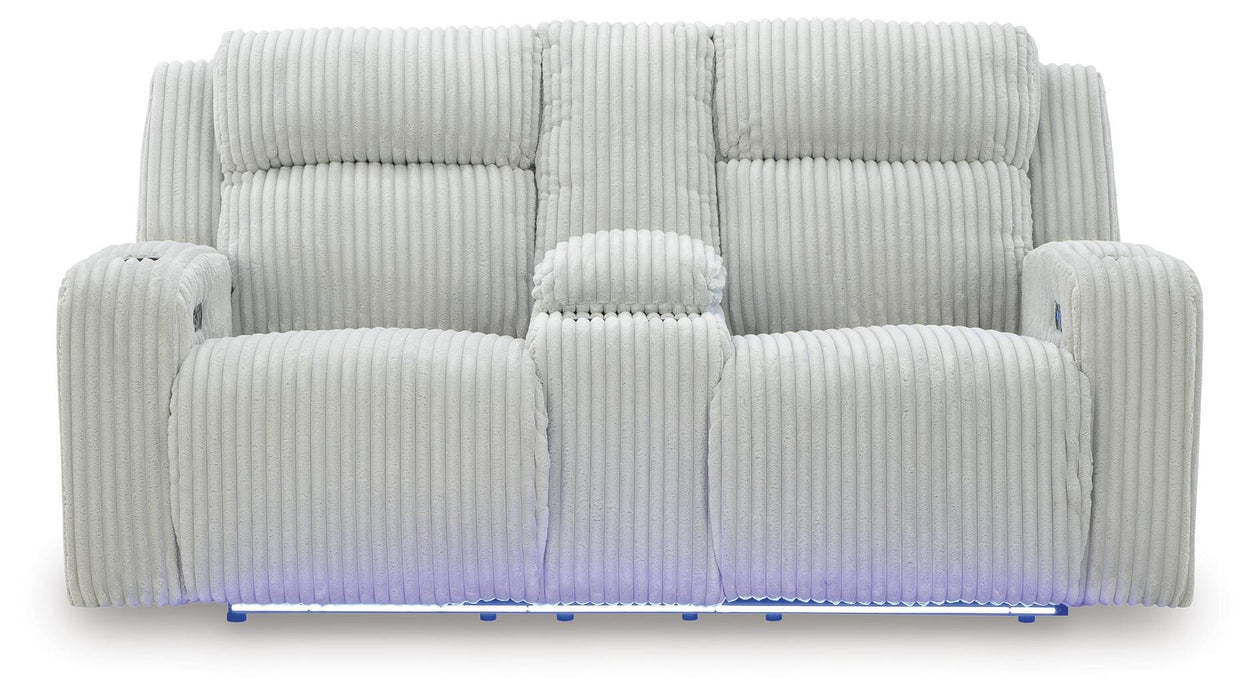 Forest Lake Power Reclining Loveseat with Console