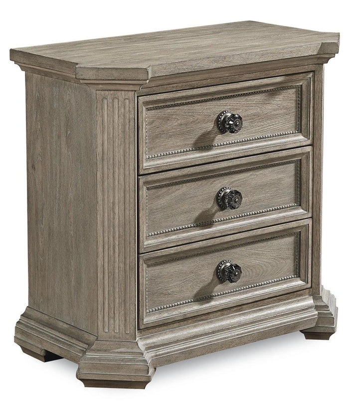 Arch Salvage 3 Drawer Cady Nightstand in Parchment