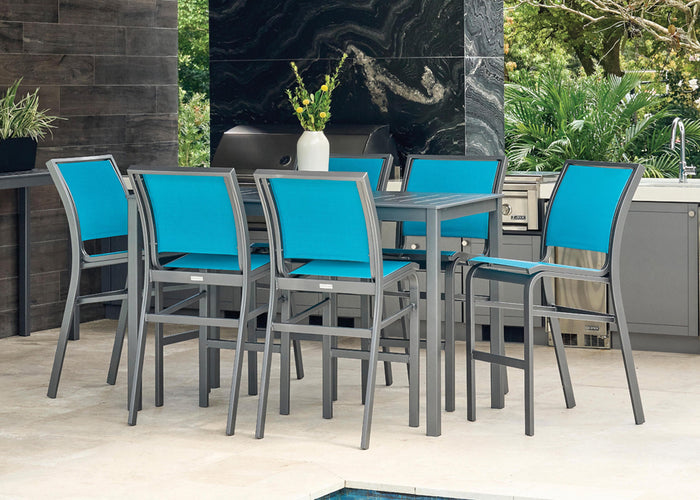Telescope Casual Kendall Sling Balcony Height 5PC  Outdoor  Dining Set