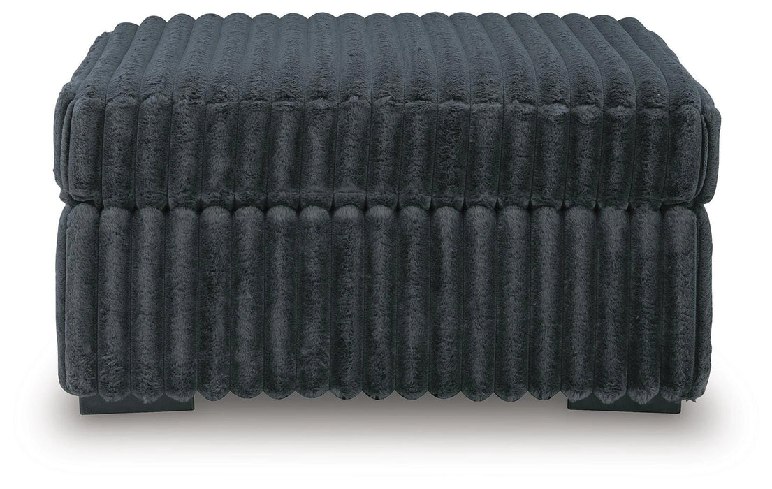 Midnight-Madness Oversized Accent Ottoman