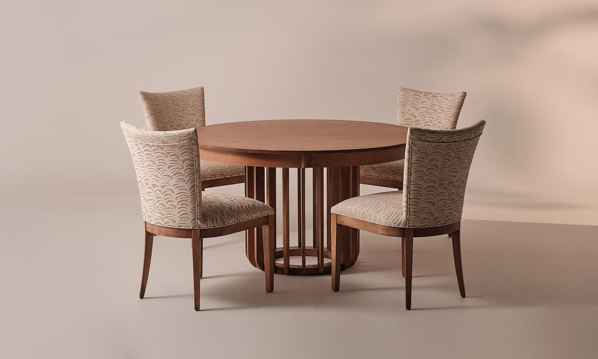 Round 54 inch Table with birdcage base