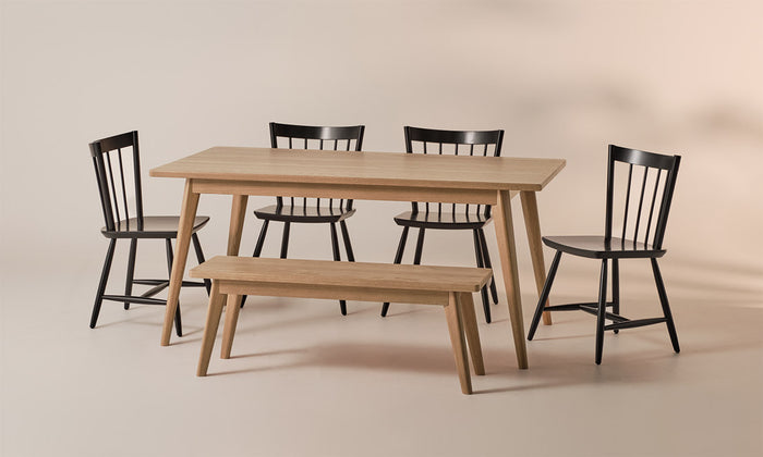 5PC Red Oak Dining Room Set