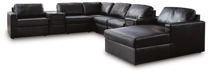 Modmax II Sectional with Chaise and Audio Consoles