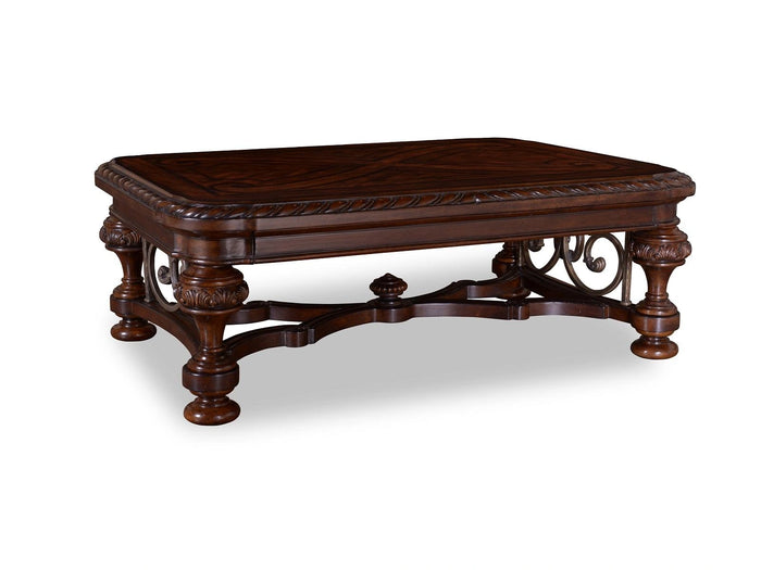 Valencia Rectangular Cocktail Table in Port