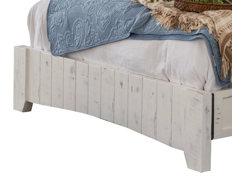 Pueblo White Queen Bed