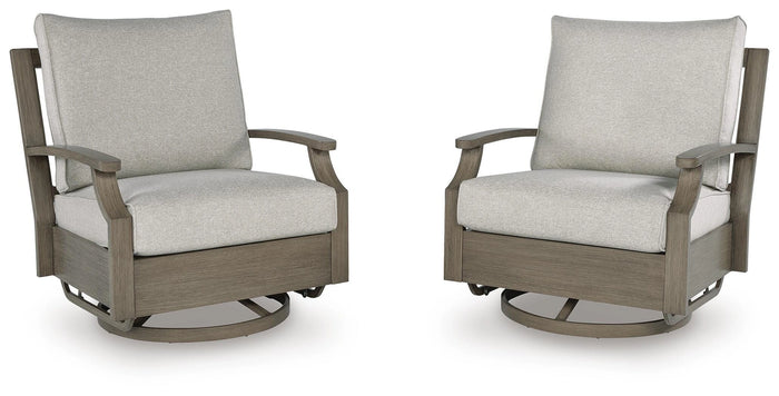 Rainier Ranch Outdoor Swivel Glider Chair with Cushion image