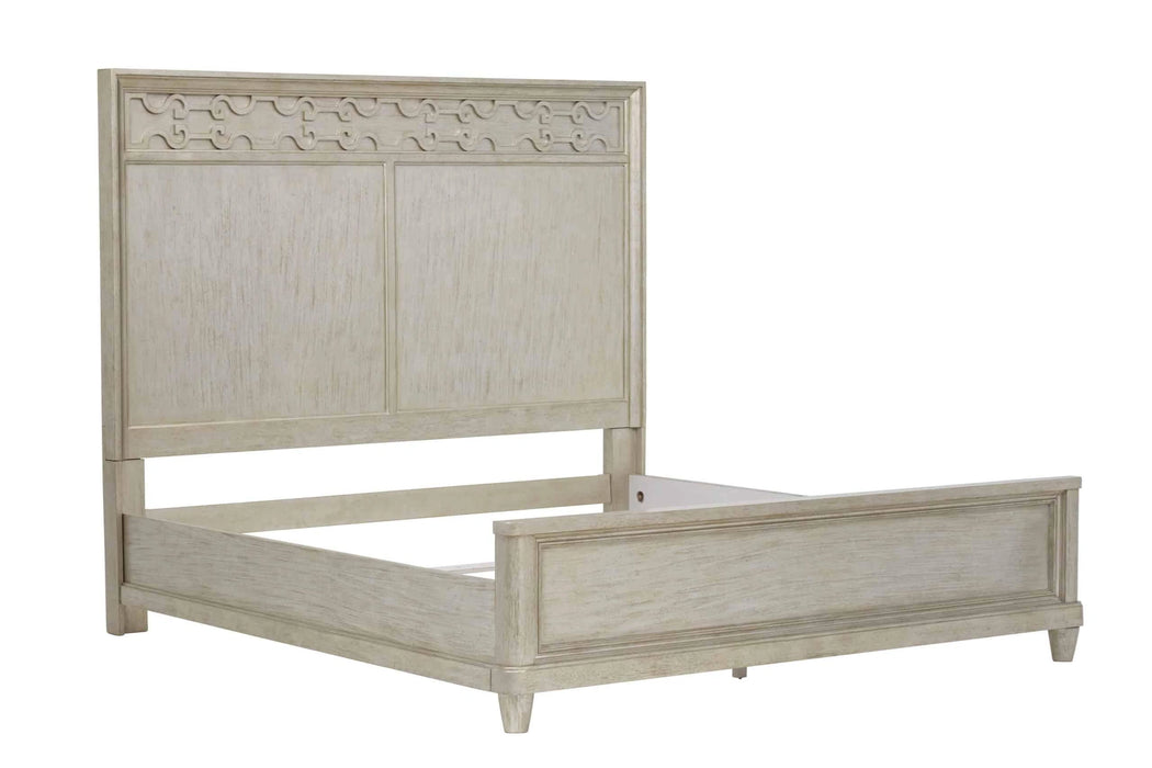 Morrissey King Cashin Panel Bed in Glam