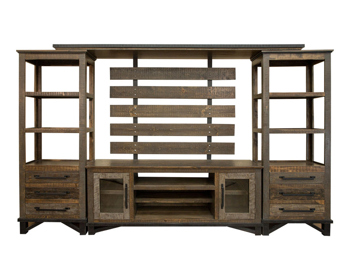Loft Brown Wall Unit