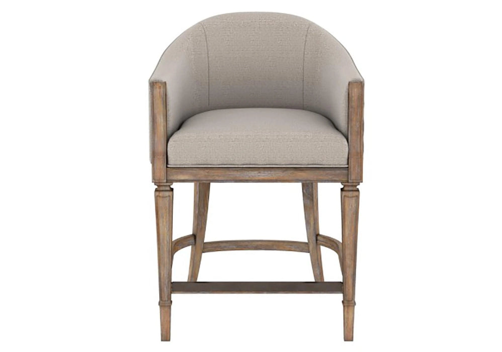 Furniture Architrave Counter Stool in Rustic Pine