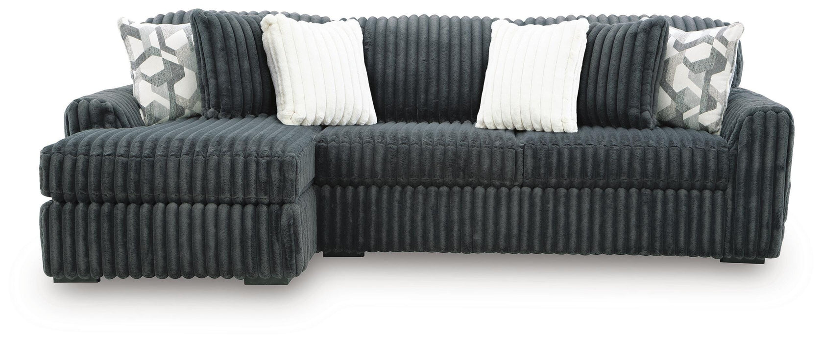 Midnight-Madness Sectional Sofa with Chaise