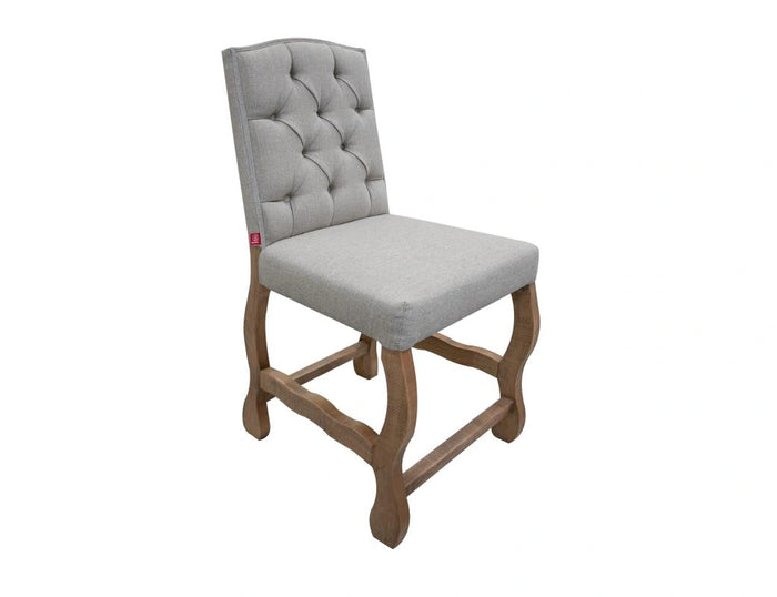 Marquez Uph. Chair W/Tufted Back, 100%Polyester**