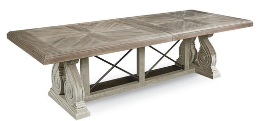 Arch Salvage Pearce Dining Table in Parchment image