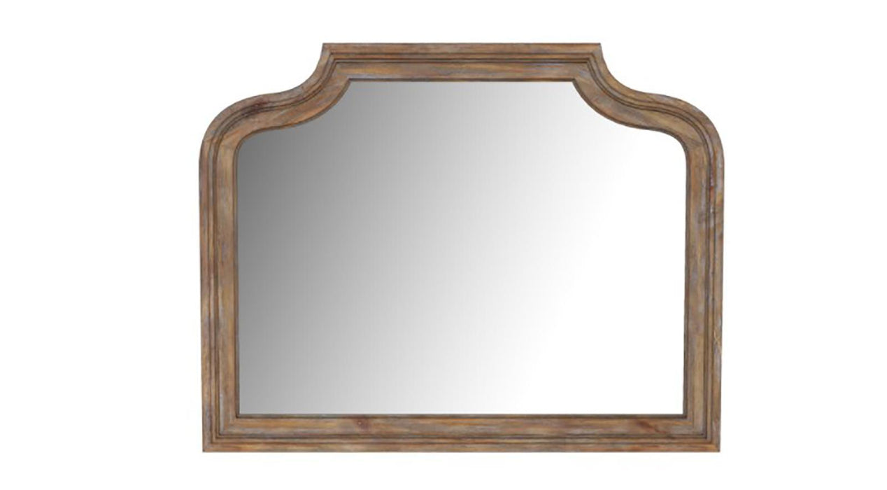 Furniture Architrave Mirror in Rustic Pine