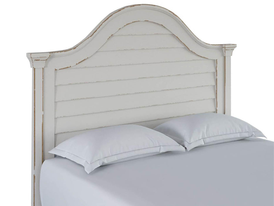 Furniture Palisade Queen Panel Bed in White