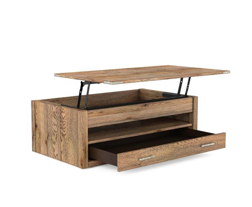 Furniture Passage Lift Top Coffee Table in Light Oak
