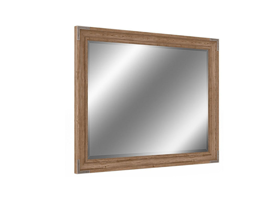 Furniture Passage Mirror in Light Oak
