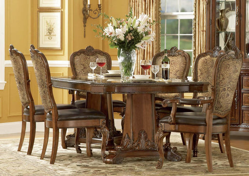 Old World Double Pedestal Dining Table in Cherry image