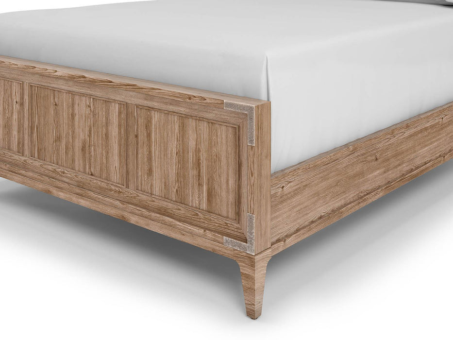 Furniture Passage King Panel Bed in Light Oak