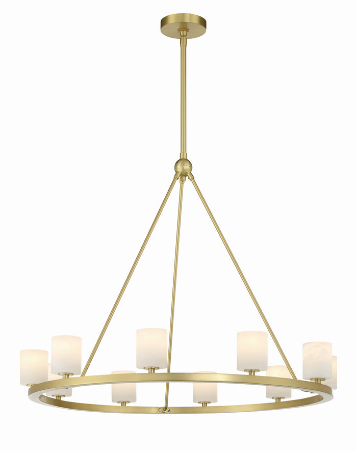 Crystorama Aragon 10 Light Chandelier