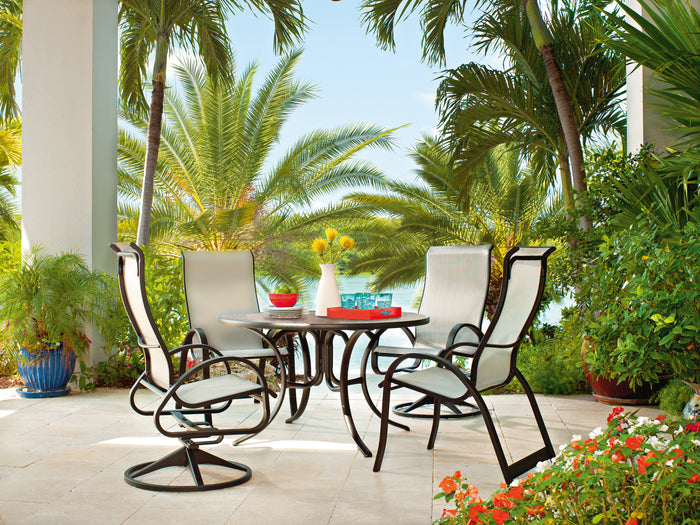Telescope casual Aruba 5pc Sling Outdoor Dining Set - Hampton Home Dinette (NY)