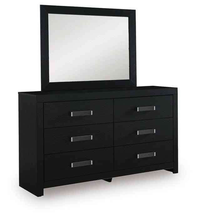 Maeling Dresser and Mirror