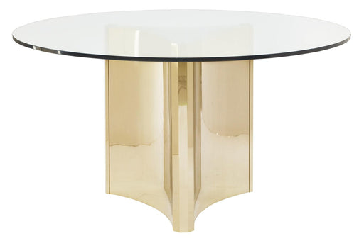 Bernhardt Interiors Abbott Metal Pedestal Table image