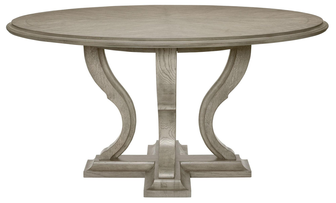 Bernhardt Marquesa Round Dining Table in Gray Cashmere Finish 359-274 image