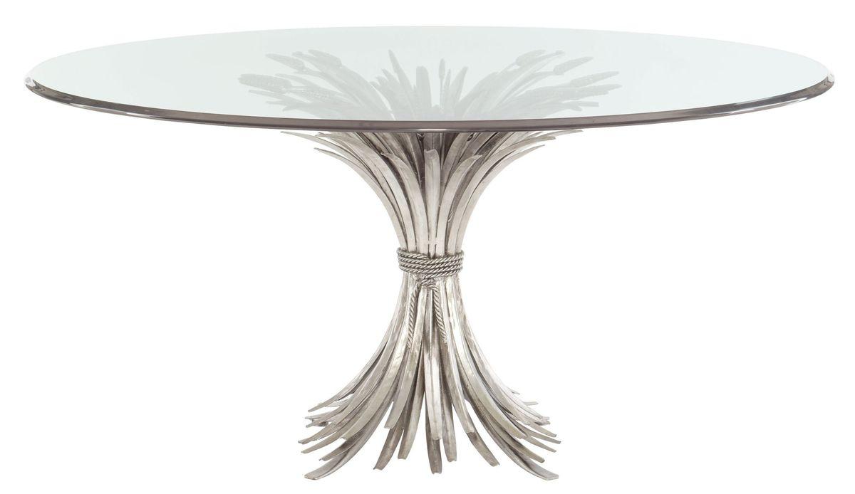 Bernhardt Somerset Dining Table Base in Silver Leaf 369774 image
