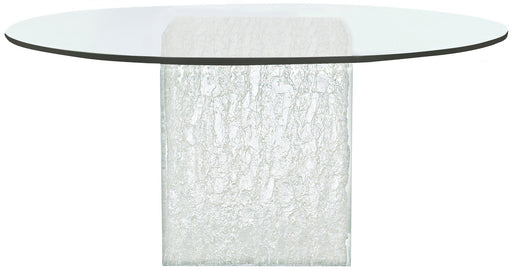 Bernhardt Interiors Arctic Round Dining Table in Clear 375773-054P image