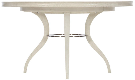 Bernhardt Allure Round Dining Table in White & Silver 399-272 image