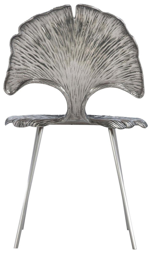Bernhardt Interiors Felicity Metal Dining Chair in Shiny Nickel (Set of 2) 301-547 image