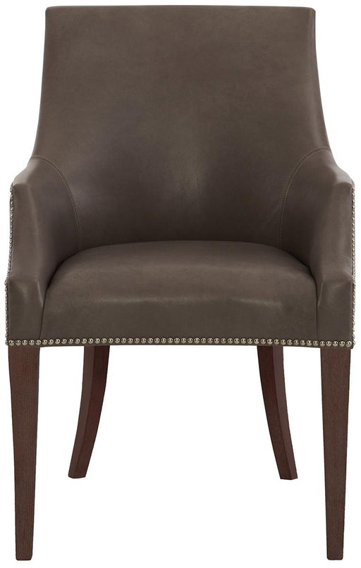 Bernhardt Interiors Keeley Leather Dining Chair in Cocoa (Set of 2) 348-42NL image